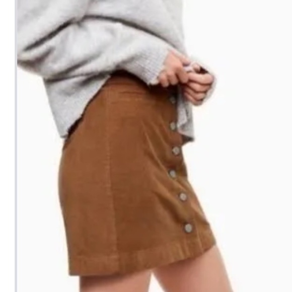 Wilfred Free corduroy button, front skirt. Small - Picture 3 of 11
